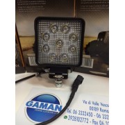 EU9275 FARO LAVORO LED QUADRATO IP67 10-30V 1300 LUMEN 