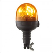 GIROFARO MICROBOULE INNESTO FLESSIBILE 12V COMPLETO DI LAMPADA ALOGENA 